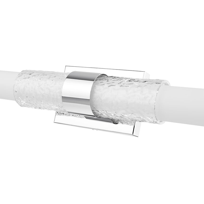 Z-Lite Egon 1 Light 32W Vanity, Chrome/Matte Opal