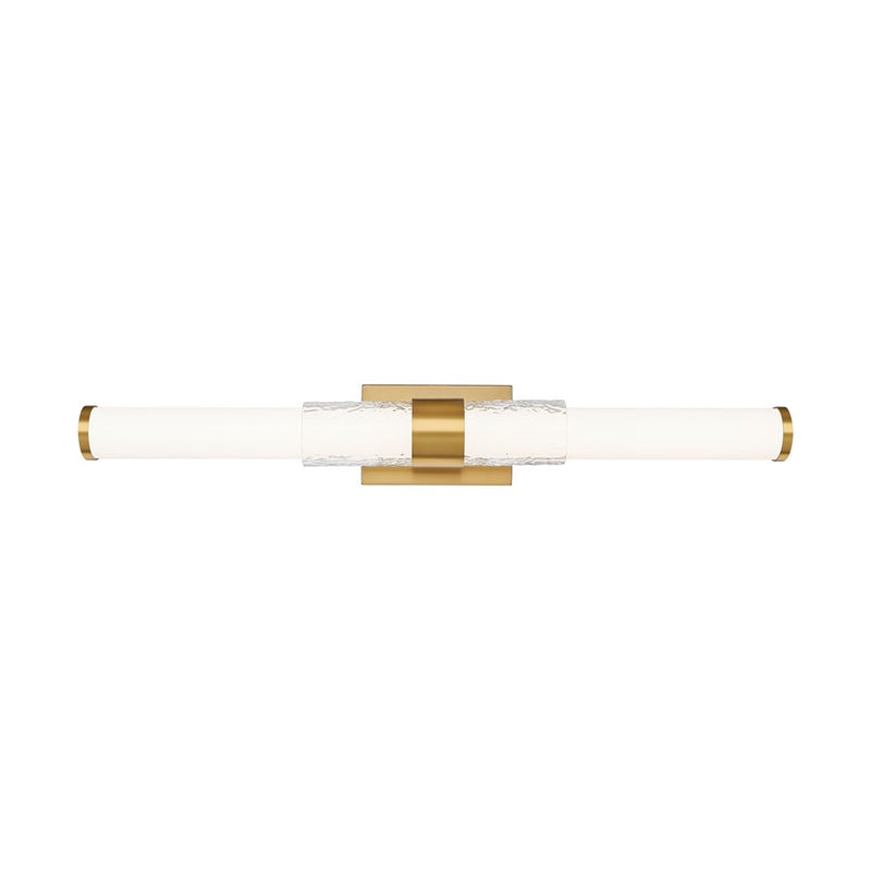 Z-Lite Egon 1 Light 32W Vanity, Modern Gold/Matte Opal