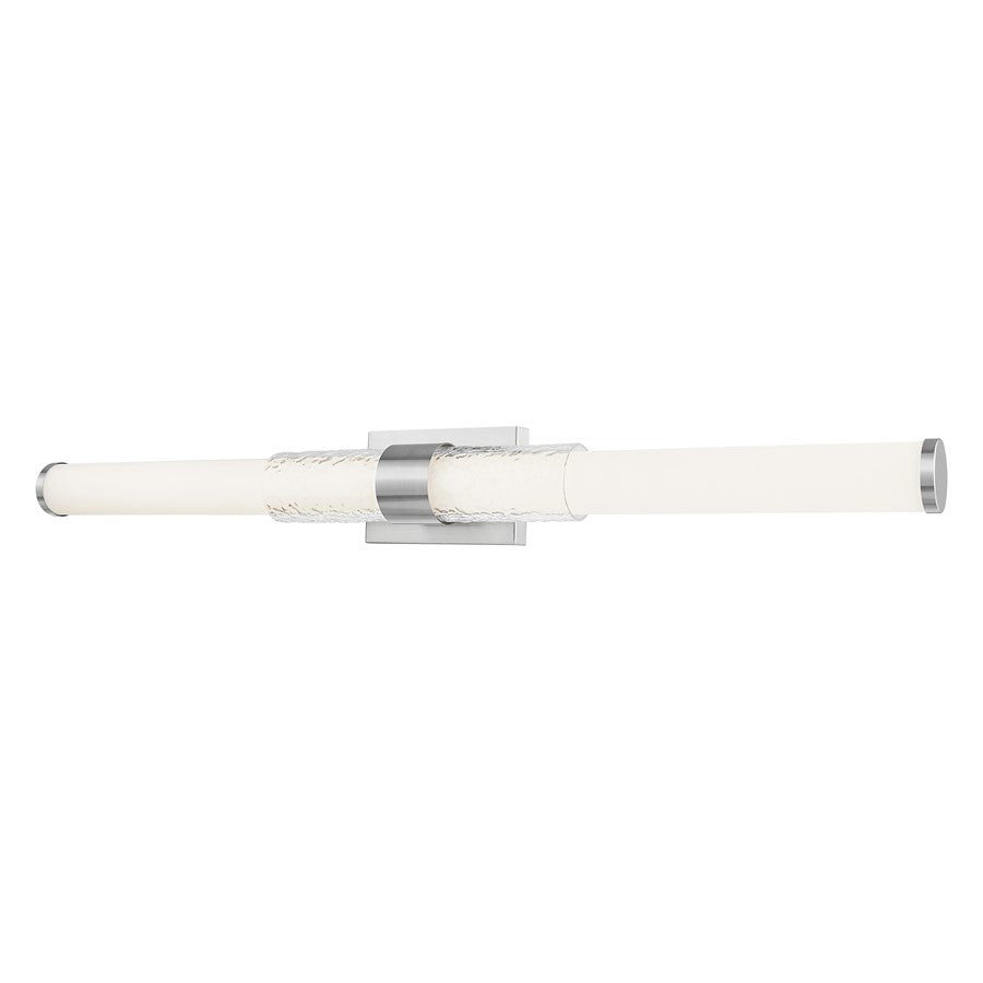 Z-Lite Egon 1 Light 40W Vanity, Brushed Nickel/Matte Opal - 1015-40W-BN-LED