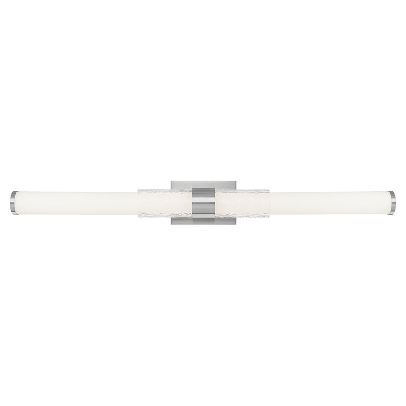 Z-Lite Egon 1 Light 40W Vanity, Brushed Nickel/Matte Opal
