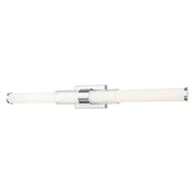 Z-Lite Egon 1 Light 40W Vanity, Chrome/Matte Opal - 1015-40W-CH-LED