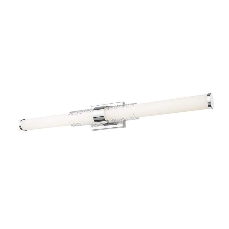 Z-Lite Egon 1 Light 40W Vanity, Chrome/Matte Opal