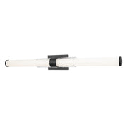 Z-Lite Egon 1 Light 40W Vanity, Matte Black/Matte Opal - 1015-40W-MB-LED