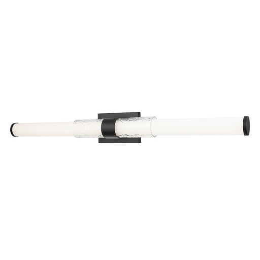 Z-Lite Egon 1 Light 40W Vanity, Matte Black/Matte Opal - 1015-40W-MB-LED