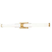 Z-Lite Egon 1 Light 40W Vanity, Modern Gold/Matte Opal - 1015-40W-MGLD-LED