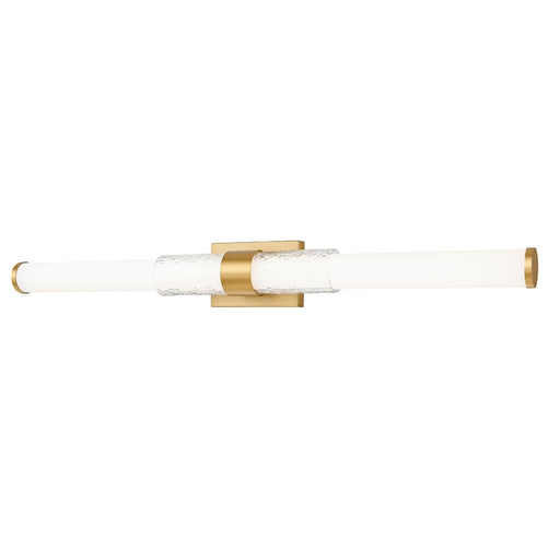 Z-Lite Egon 1 Light 40W Vanity, Modern Gold/Matte Opal - 1015-40W-MGLD-LED