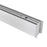 Z-Lite Hudson 1 Light 45" Linear Chandelier, Nickel/Frosted