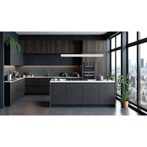 Z-Lite Hudson 1Lt 55" Linear Chandelier, Nickel/Frosted