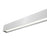 Z-Lite Hudson 1 Light 55" Linear Chandelier, Nickel/Frosted