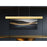 Z-Lite Hudson 1 Light 55" Linear Chandelier, Gold/Frosted
