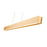 Z-Lite Hudson 1 Light 55" Linear Chandelier, Gold/Frosted