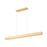 Z-Lite Hudson 1 Light 55" Linear Chandelier, Gold/Frosted