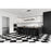 Z-Lite Hudson 1Lt 55" Linear Chandelier, Matte Black/Frosted
