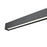 Z-Lite Hudson 1Lt 55" Linear Chandelier, Matte Black/Frosted