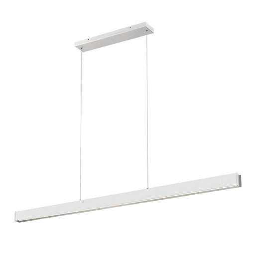 Z-Lite Hudson 1Lt Linear Chandelier, Brushed Nickel/Frosted - 1016-72L-BN-LED