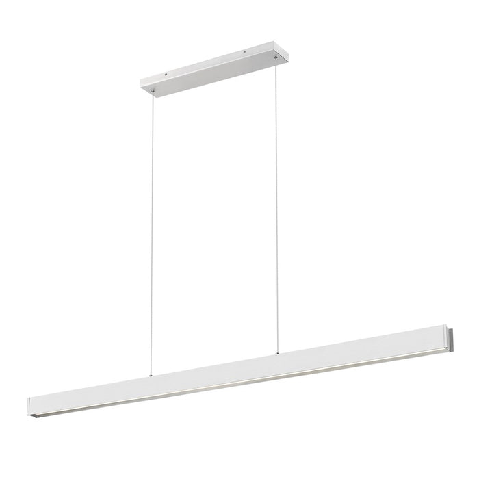Z-Lite Hudson 1Lt Linear Chandelier, Brushed Nickel/Frosted - 1016-72L-BN-LED