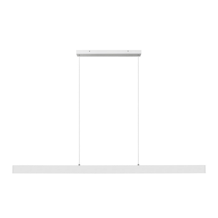 Z-Lite Hudson 1Lt Linear Chandelier, Brushed Nickel/Frosted