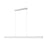 Z-Lite Hudson 1Lt Linear Chandelier, Brushed Nickel/Frosted