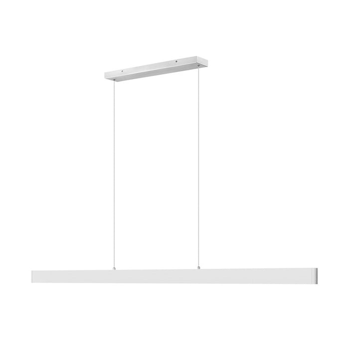 Z-Lite Hudson 1Lt Linear Chandelier, Brushed Nickel/Frosted