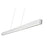 Z-Lite Hudson 1Lt Linear Chandelier, Brushed Nickel/Frosted