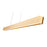Z-Lite Hudson 1 Light 72" Linear Chandelier, Gold/Frosted