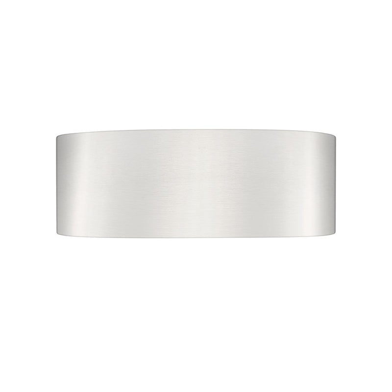 Z-Lite Coronado 1Lt 12.25" Flush Mount, Brushed Nickel/Frosted