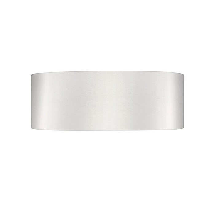 Z-Lite Coronado 1 Light 12.25" Flush Mount, Brushed Nickel/Frosted