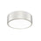 Z-Lite Coronado 1 Light 12.25" Flush Mount, Brushed Nickel/Frosted