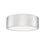Z-Lite Coronado 1 Light 12.25" Flush Mount, Brushed Nickel/Frosted