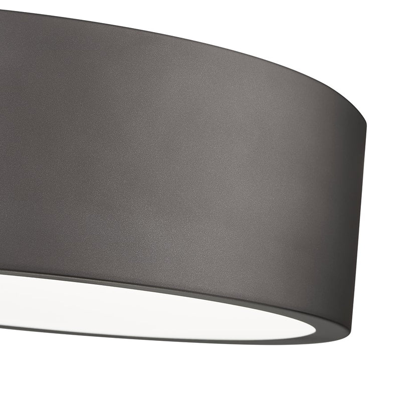Z-Lite Coronado 1 Light 12.25" Flush Mount, Bronze/Frosted