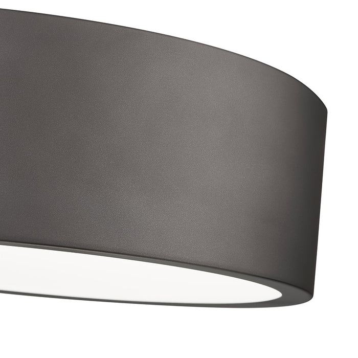 Z-Lite Coronado 1 Light 12.25" Flush Mount, Bronze/Frosted