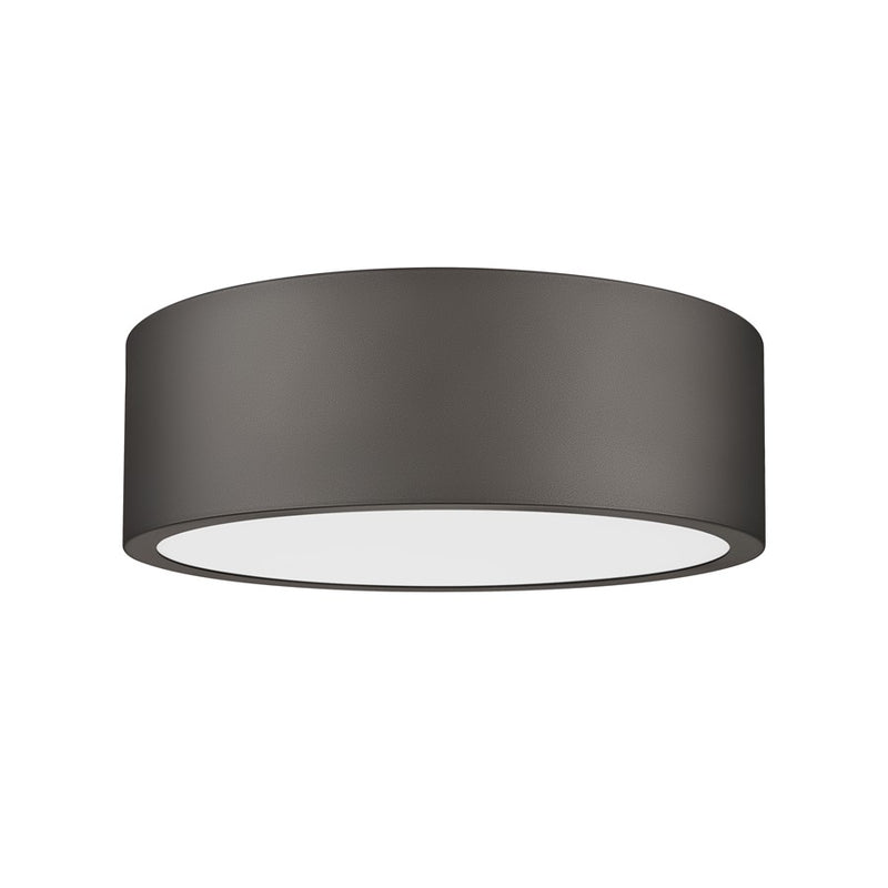 Z-Lite Coronado 1 Light 12.25" Flush Mount, Bronze/Frosted