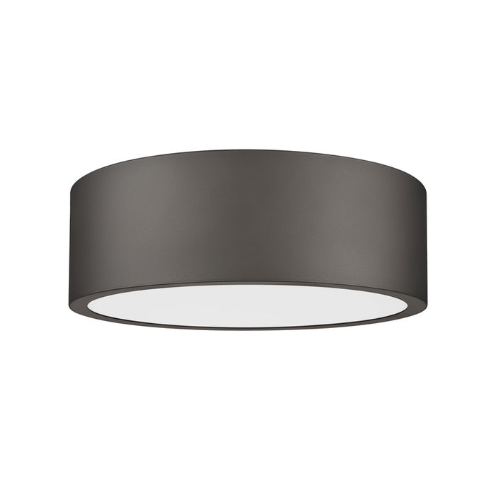 Z-Lite Coronado 1 Light 12.25" Flush Mount, Bronze/Frosted