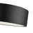 Z-Lite Coronado 1 Light 12.25" Flush Mount, Matte Black/Frosted