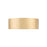 Z-Lite Coronado 1Lt 12.25" Flush Mount, Modern Gold/Frosted