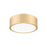 Z-Lite Coronado 1Lt 12.25" Flush Mount, Modern Gold/Frosted