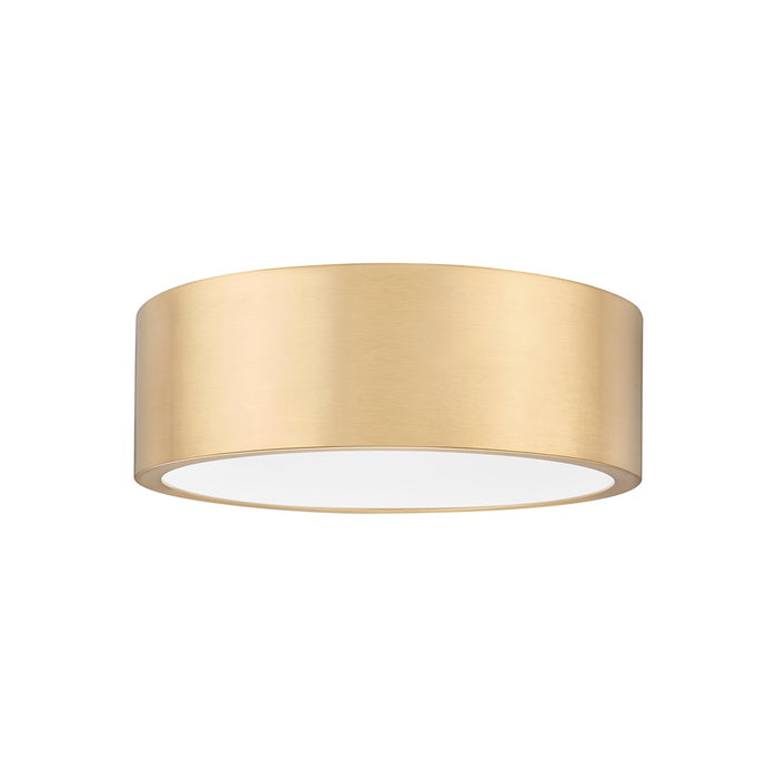 Z-Lite Coronado 1Lt 12.25" Flush Mount, Modern Gold/Frosted