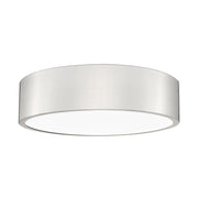 Z-Lite Coronado 1 Light 16" Flush Mount, Brushed Nickel/Frosted - 1017F16-BN-LED