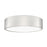 Z-Lite Coronado 1 Light 16" Flush Mount, Brushed Nickel/Frosted - 1017F16-BN-LED