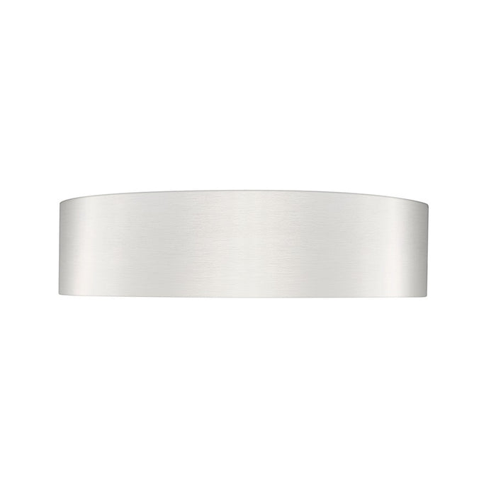 Z-Lite Coronado 1 Light 16" Flush Mount, Brushed Nickel/Frosted