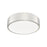 Z-Lite Coronado 1 Light 16" Flush Mount, Brushed Nickel/Frosted