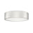 Z-Lite Coronado 1 Light 16" Flush Mount, Brushed Nickel/Frosted