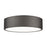 Z-Lite Coronado 1 Light 16" Flush Mount, Bronze/Frosted - 1017F16-BRZ-LED
