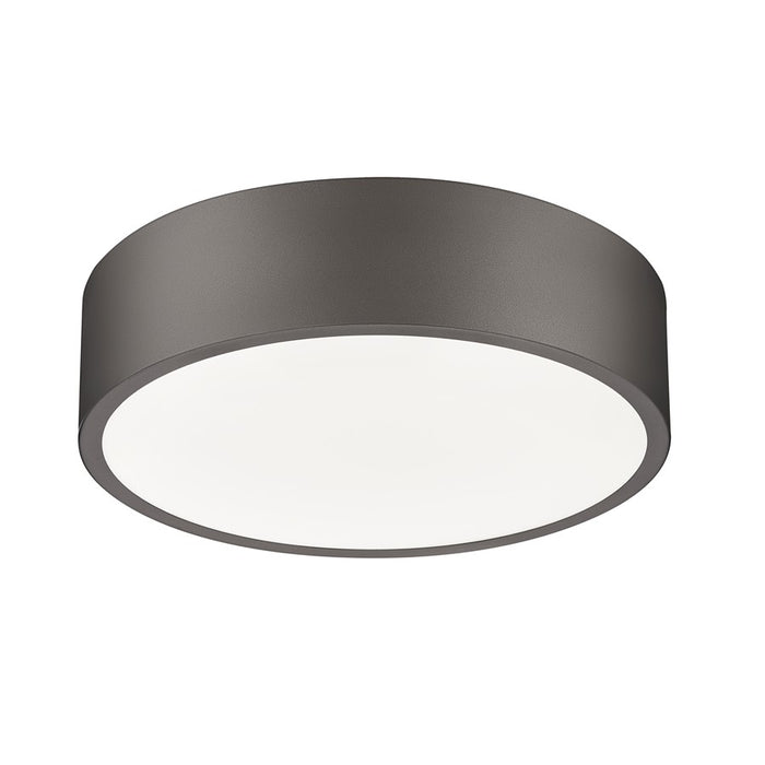 Z-Lite Coronado 1 Light 16" Flush Mount, Bronze/Frosted