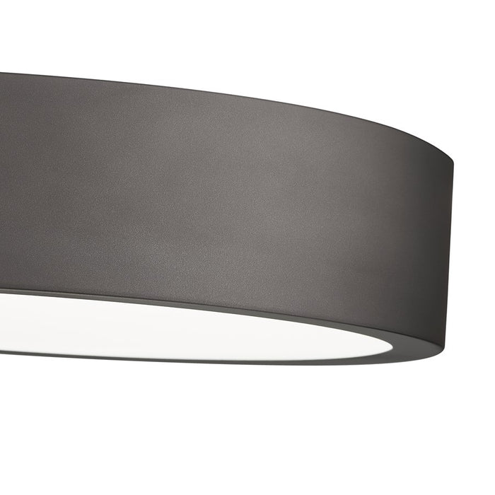 Z-Lite Coronado 1 Light 16" Flush Mount, Bronze/Frosted