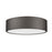 Z-Lite Coronado 1 Light 16" Flush Mount, Bronze/Frosted