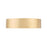 Z-Lite Coronado 1 Light 16" Flush Mount, Modern Gold/Frosted