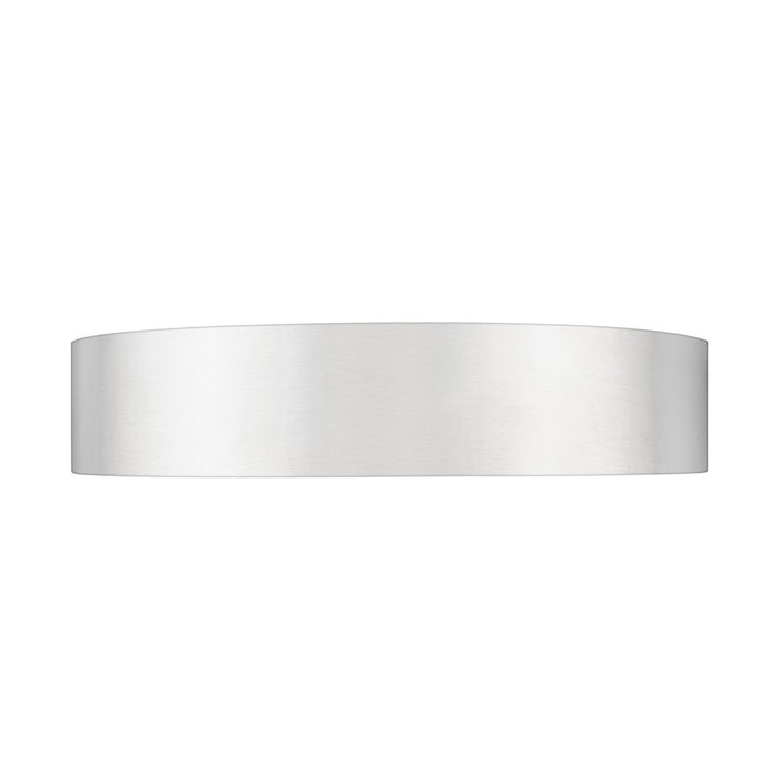 Z-Lite Coronado 1 Light 20" Flush Mount, Brushed Nickel/Frosted