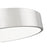 Z-Lite Coronado 1 Light 20" Flush Mount, Brushed Nickel/Frosted