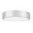 Z-Lite Coronado 1 Light 20" Flush Mount, Brushed Nickel/Frosted